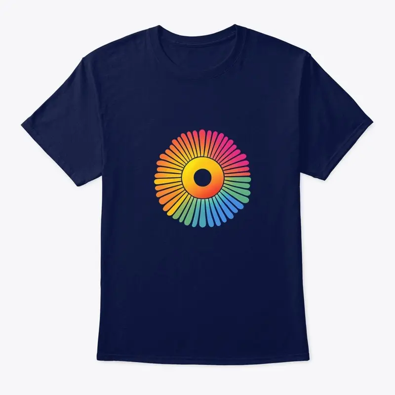 mans t shirt with color full design